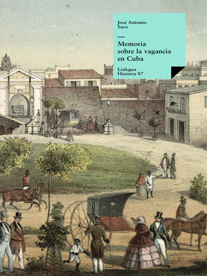 cover image of Memoria sobre la vagancia en Cuba